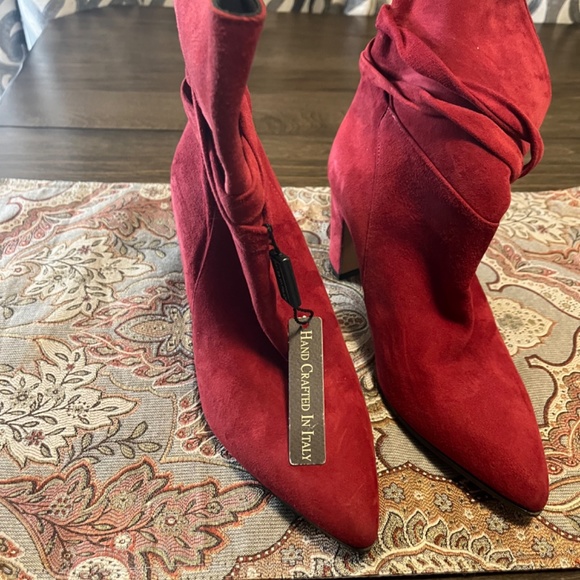 NAPOLEONI Beautiful New red boots - Picture 8 of 8